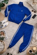 Dres sportowy Blickles bluza i spodnie komplet dresowy retro vintage M 
