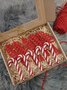 Ozdoby choinkowe ręcznie robione zestaw prezentowy