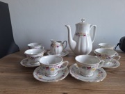 Serwis kawowy zestaw porcelany Bogucice PRL