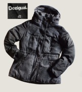 Desigual ładna ocieplana kurteczka damska haft r.M/L