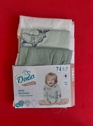 3-pak body dziecięce z długim rękawem 6-9mc nowe