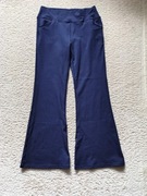 Nowe granatowe spodnie jakby dresowe L