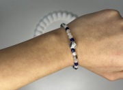 Bransoletka lapis lazuli i kamień księżycowy 