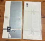 Chusteczki poszetki Winkler Mako Szachy vintage NOWE komplet 12 szt BOX