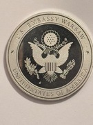 Medal okolicznościowy. Fi 50 mm. Aluminium. Gyges