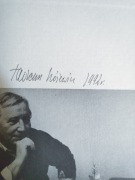 Tadeusz Różewicz Płaskorzeźba Autograf 1992