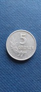 Moneta 5 groszy 1968 Al 
