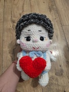 Aniołek wykonany na szydełku