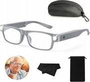 NZQXJXZ 200% podświetlane okulary powiększające LED, ładowane przez USB