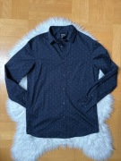 Sinsay koszula męska granatowa we wzorki M