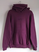 Burgundowa Bluza boohooMAN Official Haftowana Snood