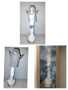 Aniołek stojący makrama 30 cm 