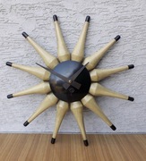 Zegar wiszący Jubiler Warszawa PRL , biały kruk