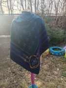 Chusta damska unikatowa wzór gracz polo na koniu 