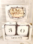 Wieczny kalendarz vintage 