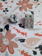 Lego Space UFO komputerek klocek z nadrukiem przycisków vintage 