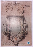 Kalender ścienny „Zabytki kultury na Ziemiach Zachodnich i Północnych”–1987