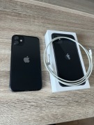 Telefon iPhone 11 | 128 GB | Czarny | 77% kondycji baterii (oryginalna)