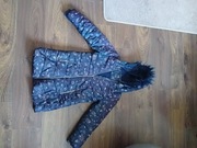 Kurtka dziewczęca zimowa długa r 146