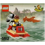 LEGO Adventurers 5912 Mike's Swamp Boat JAK NOWY