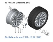 Felgi BMW 19 9,1/2J FH2 5x120 