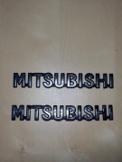 emblemat napis mitsubishi
