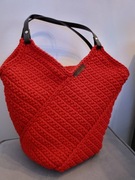 Shopperka Tulipan Torba na ramię na szydełku 