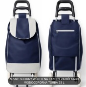 Duża torba na kółkach na zakupy 