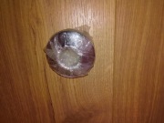 Rozeta maskująca ścienna kranowa chromowana fabryczne opakowanie 2 szt