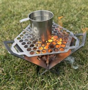 Palenisko turystyczne składane kempingowe - ognisko biwak grill camping