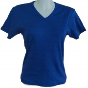 SKINNY TEE klasyczny T-shirt V-neck XS/S