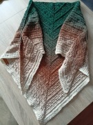 Chusta zrobiona szydelkiem