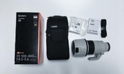 Obiektyw SONY G Master FE 100-400 mm f/4.5-5.6 GM OSS | JAK NOWY IDEALNY