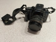 Aparat analogowy Canon EOS 33 + obiektyw