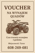 Voucher podarunkowy na wynajem Quadów 