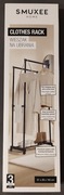 Smukee Wieszak na ubrania 81x39x155cm czarny