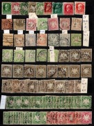 Bawaria, Bayern, LUZAKI, znaczki kasowane, 4 strony z klasera formatu A4