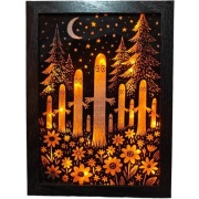 Podświetlana Ramka LED z Grawerem 3D Prezent Dekoracja Hatifnatowie Muminki