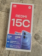 Redmi 15C 4GB RAM 128GB  Nowy oryginalny. Czarny