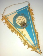 Proporczyk Okręgowy Związek Piłki Nożnej Katowice Herb Polska Flaga 