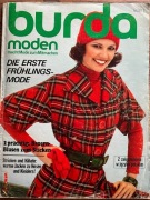 01.1975 Burda magazyn mody z wykrojami.w j.niemieckim i polskim Vintage