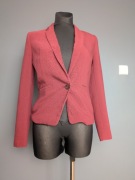 Bershka marynarka bordowa fioletowa M długi rękaw guzik