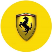 OPŁATEK NA TORT FERRARI LOGO AUTO SAMOCHÓD 30 40 