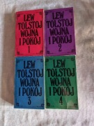 Wojna i pokój – Lew Tołstoj | Komplet 4 tomy | Wyd. PIW 1979