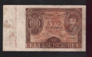 100 złotych 09.06.1932 seria AJ 4319628 