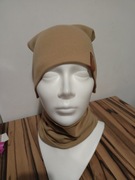 Komplet czapka+komin