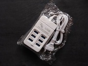 Ładowarka 5v sieciowa 6 portów USB z przewodem wtyczka EU