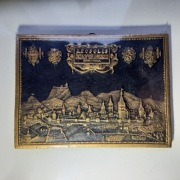 Panorama Lwowa 3D  produkcja UKRAINA LWÓW wypalana płytka forma 10.3x14cm