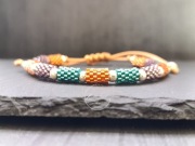 Kolorowa bransoletka z koralików - handmade 