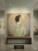 Obraz na płótnie 100 x 100 cm "Świt w sadzie"